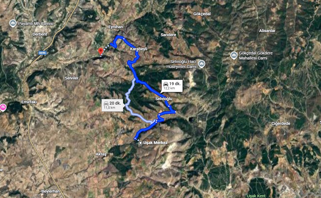 UŞAK MERKEZ KARABEYLİ KÖYÜNDE 2.152 M2 TARLAMIZ SATILIKTIR. - UŞAK MERKEZ fotoğraf 4